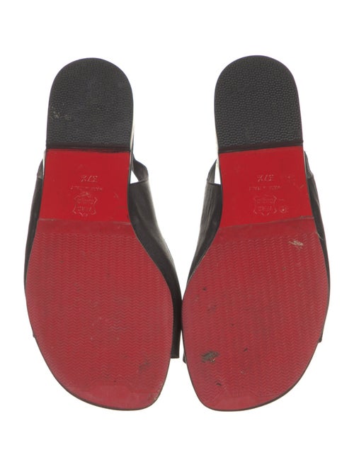 Christian Louboutin Leather Slingback Sandals