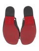 Christian Louboutin Leather Slingback Sandals