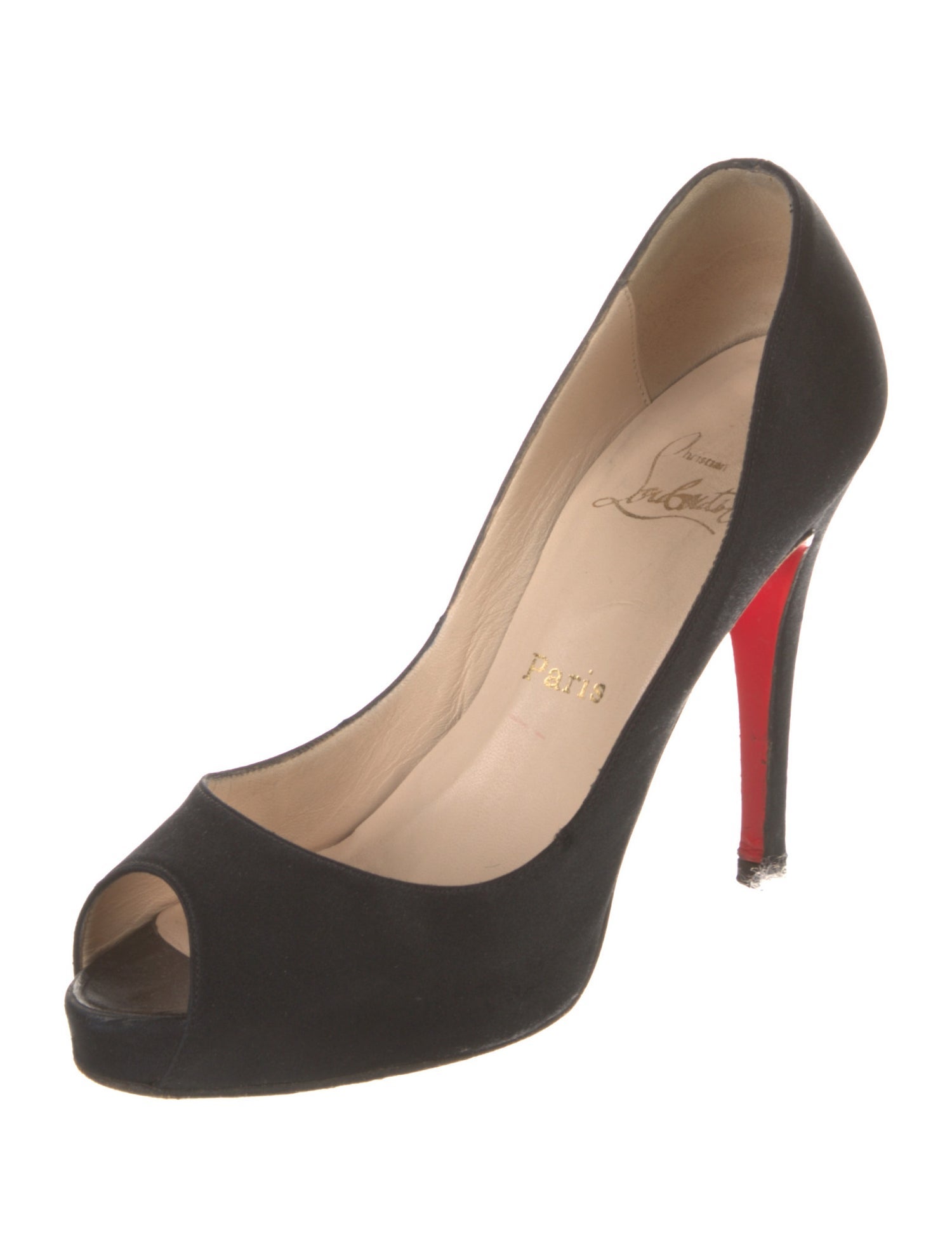 Christian Louboutin Satin Pumps
