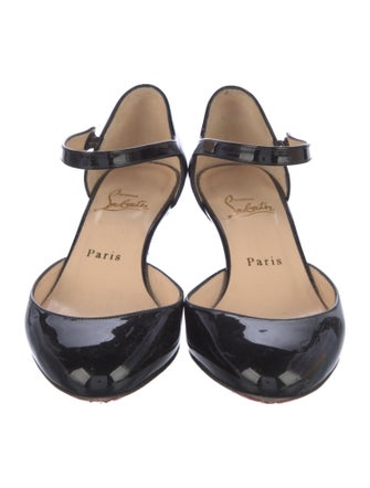 Christian Louboutin Patent Leather D'Orsay Pumps