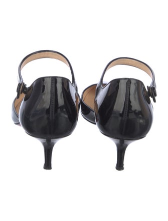 Christian Louboutin Patent Leather D'Orsay Pumps