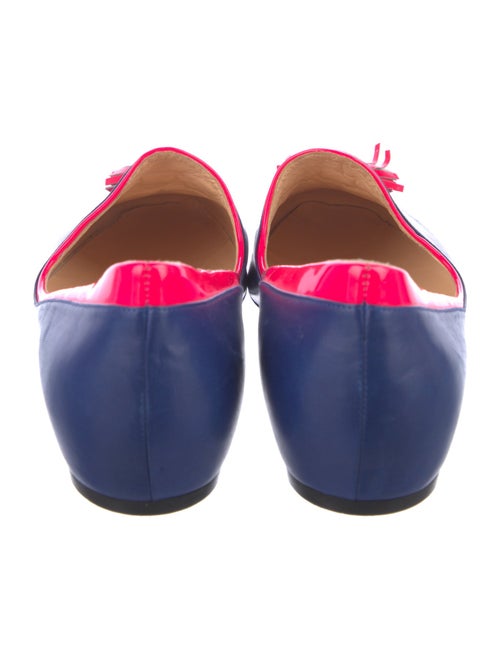 Christian Louboutin Leather Colorblock Pattern Loafers