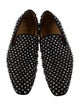 Christian Louboutin Spike Accents Canvas Loafers