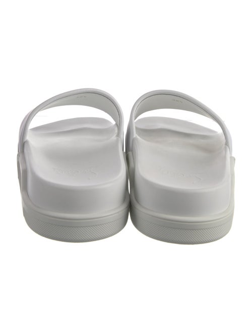 Christian Louboutin Neoprene Graphic Print Slides