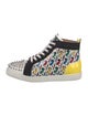 Christian Louboutin Patent Leather Printed Sneakers