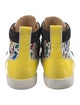 Christian Louboutin Patent Leather Printed Sneakers