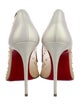 Christian Louboutin Mesh Crystal Embellishments Pumps