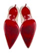 Christian Louboutin Mesh Crystal Embellishments Pumps