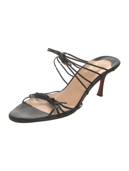 Christian Louboutin Leather Slides