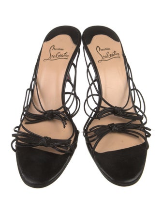 Christian Louboutin Leather Slides