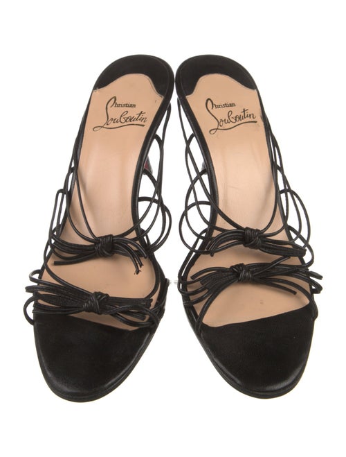 Christian Louboutin Leather Slides