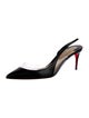 Christian Louboutin Leather Slingback Pumps