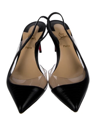 Christian Louboutin Leather Slingback Pumps
