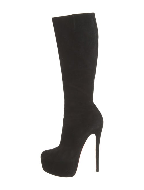 Christian Louboutin Suede Sock Boots