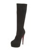 Christian Louboutin Suede Sock Boots