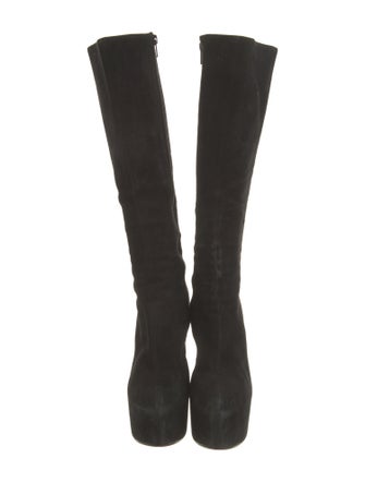 Christian Louboutin Suede Sock Boots