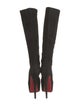 Christian Louboutin Suede Sock Boots