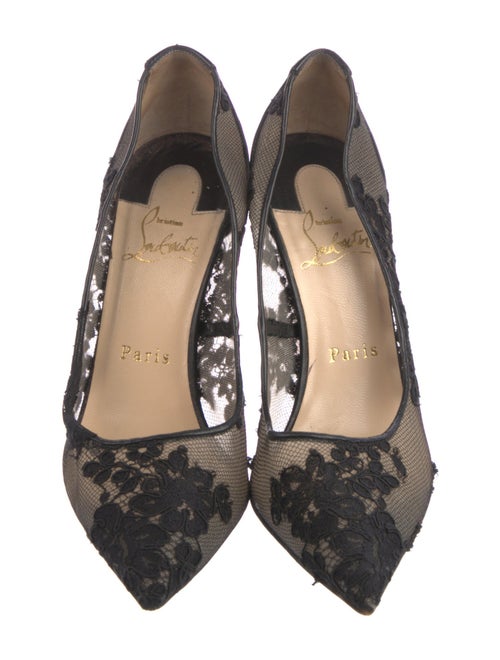 Christian Louboutin Lace Lace Pattern Pumps