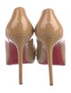 Christian Louboutin Patent Leather Crystal Embellishments Pumps