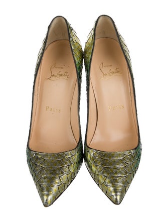 Christian Louboutin Snakeskin Animal Print Pumps
