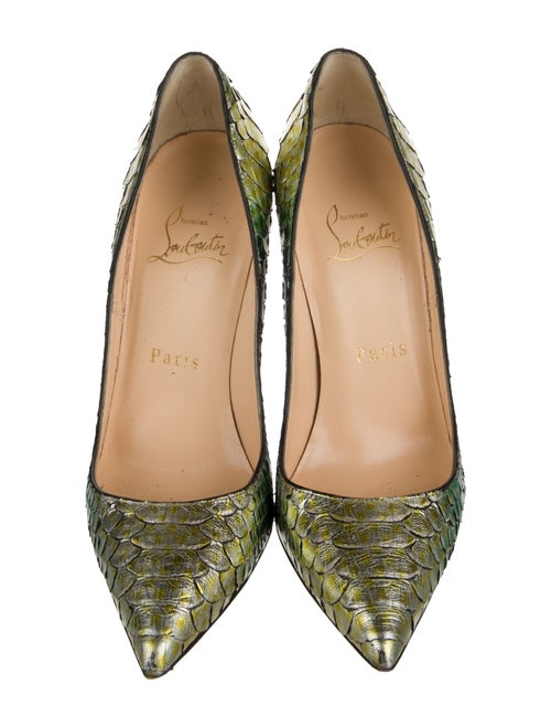 Christian Louboutin Snakeskin Animal Print Pumps