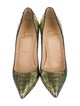 Christian Louboutin Snakeskin Animal Print Pumps