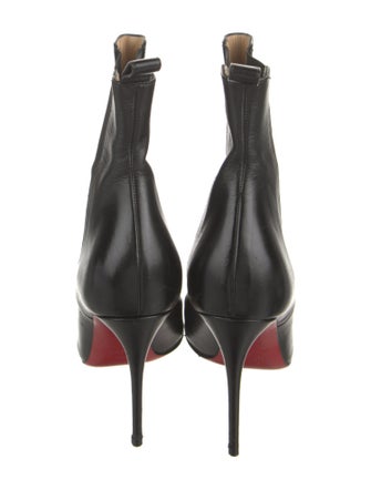 Christian Louboutin Spike Accents Leather Chelsea Boots