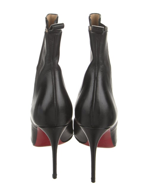 Christian Louboutin Spike Accents Leather Chelsea Boots