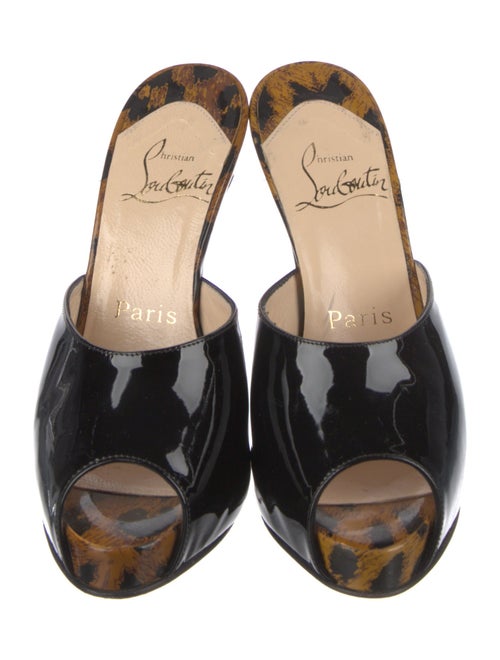 Christian Louboutin Patent Leather Mules