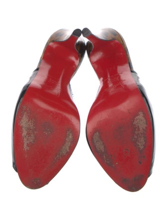 Christian Louboutin Patent Leather Mules