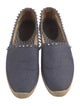 Christian Louboutin Spike Accents Denim Espadrilles