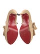 Christian Louboutin Leather Bow Accents Pumps
