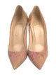 Christian Louboutin Leather Printed Pumps