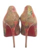 Christian Louboutin Leather Printed Pumps