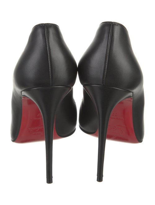 Christian Louboutin Leather Scalloped Accent Pumps