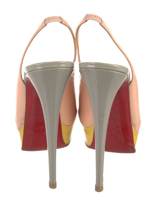 Christian Louboutin Patent Leather Slingback Pumps
