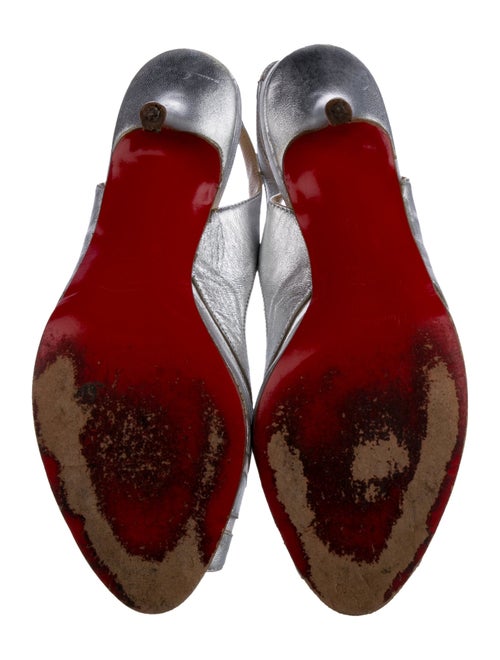 Christian Louboutin Leather Slingback Pumps