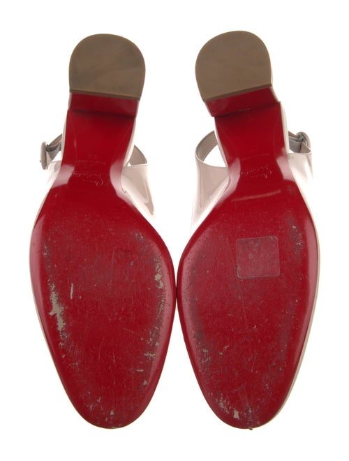 Christian Louboutin Patent Leather Slingback Pumps