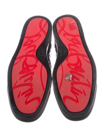 Christian Louboutin Snakeskin Animal Print Sneakers