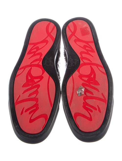 Christian Louboutin Snakeskin Animal Print Sneakers