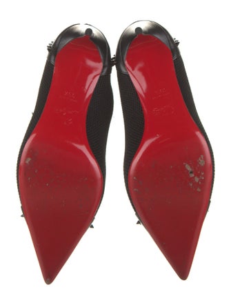 Christian Louboutin Spike Accents Studded Accents Sock Boots