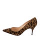 Christian Louboutin Suede Animal Print Pumps