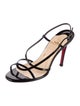 Christian Louboutin Patent Leather Slingback Sandals