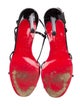 Christian Louboutin Patent Leather Slingback Sandals