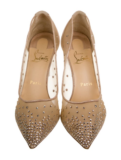 Christian Louboutin Mesh Mesh Accents Pumps