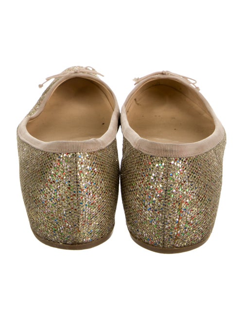 Christian Louboutin Glitter Glitter Accents Ballet Flats
