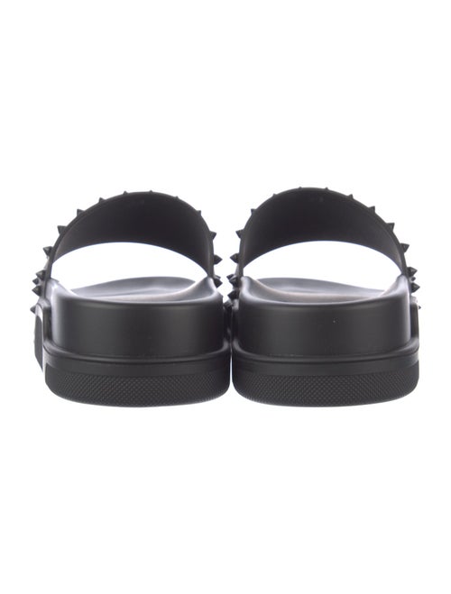 Christian Louboutin Super Pool Spike Accents Slides