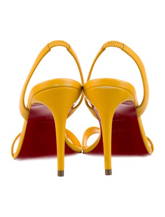 Christian Louboutin Leather Slingback Sandals
