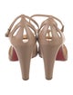 Christian Louboutin Leather T-Strap Pumps