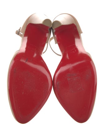 Christian Louboutin Leather T-Strap Pumps